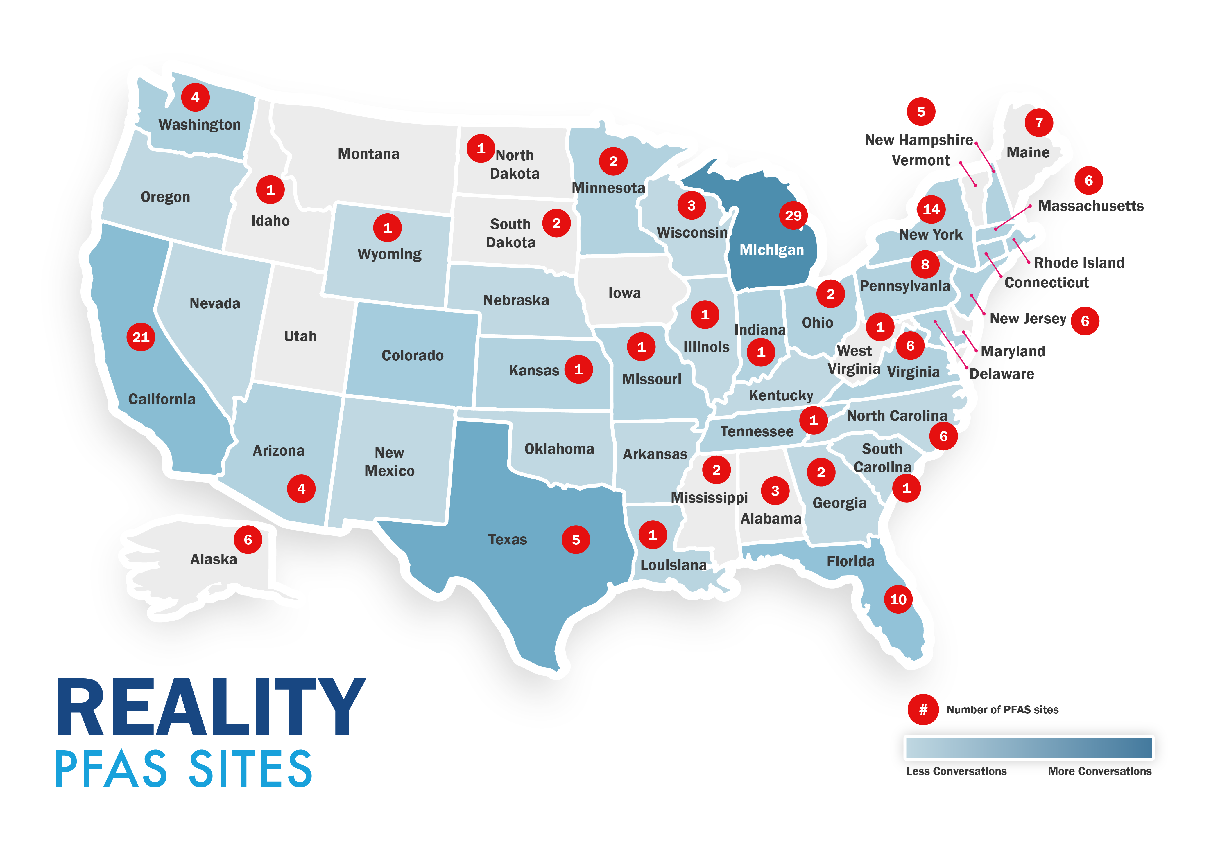 Reality PFAS sites